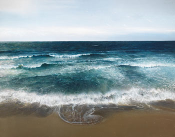 Surf at Porthmeor by Ronald (Ron) William Bolt sold for $11,875