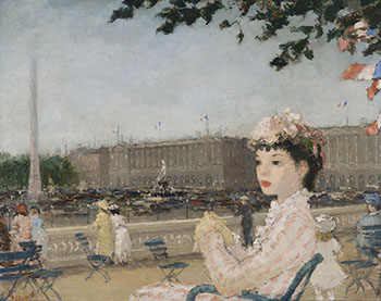 Place de la Concorde, Paris by Dietz Edzard sold for $4,688