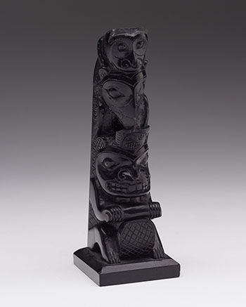 Totem Pole by Robert Davidson Sr. sold for $2,500