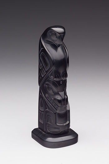 Eagle and Bear Pole by Gerry Marks sold for $1,250