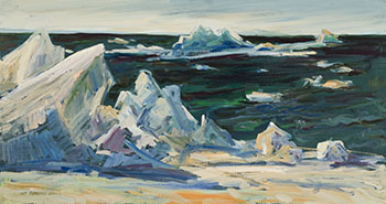 Lancaster Sound, Baffin Island by Margaret Florence Ludwig sold for $750