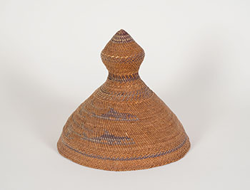 Nuu-Cha-Nulth Whalers Hat by Jessie Webster sold for $2,375