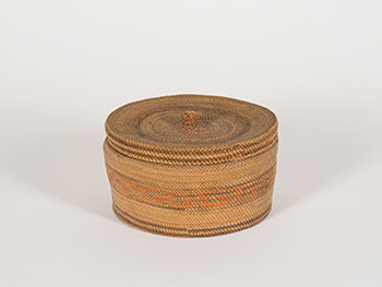 Lidded Basket by Unidentified Nuu-chah-nulth sold for $500