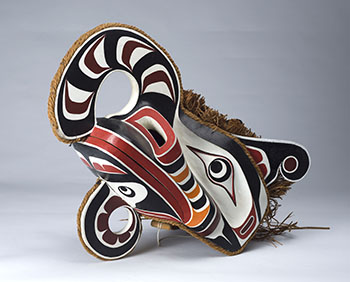 Crooked Beak Mask by Beau Dick sold for $17,500