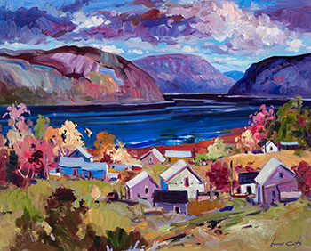 The Saguenay by Bruno Cote sold for $8,750