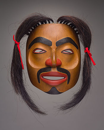Self-Portrait Mask by Beau Dick sold for $22,500