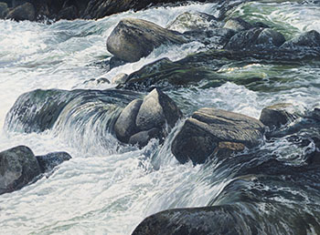 Riverscape #2, Yosemite by Ronald (Ron) William Bolt sold for $8,750
