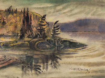 Island, Lake of Bays by William Abernethy Ogilvie vendu pour $500