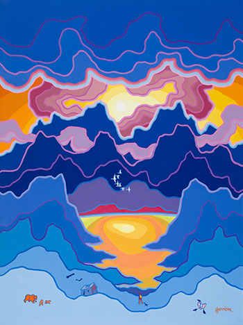 Wilderness of Yukon by Ted Harrison vendu pour $103,250