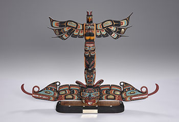 Thunderbird, Killer Whale and Sisiutl by Kevin Cranmer sold for $1,750