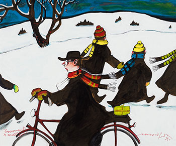 Croassement de corneilles by Normand Hudon vendu pour $7,500
