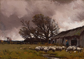 The Farm by Homer Ransford Watson vendu pour $4,688