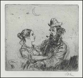 The Amorous Tramp by Augustus Edwin John sold for $460