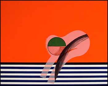 Girl on a Sofa by Howard Hodgkin sold for $863