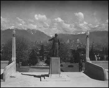 George Vancouver Statue at City Hall (Early Vancouver Series) by Karl Huber vendu pour $875
