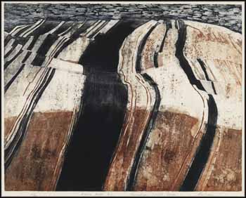 Zebra Rocks #2, Canadian Shield Series by Edward John Bartram sold for $1,250