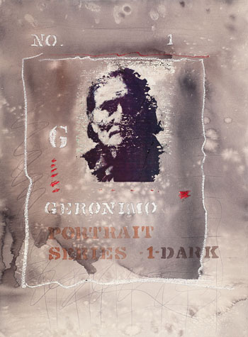 Geronimo no. 1 by Carl Beam sold for $2,813