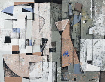 Abstraction by Louis Jaque sold for $2,125