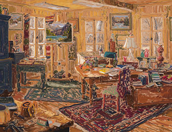 Winter Outside, Summer Inside: The Studio by Horace Champagne sold for $5,313