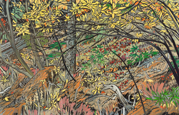 Tangled Undergrowth, Kluane by Edward William (Ted) Godwin vendu pour $12,500