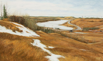 Vermilion Valley by Joseph Ferenc Acs vendu pour $188