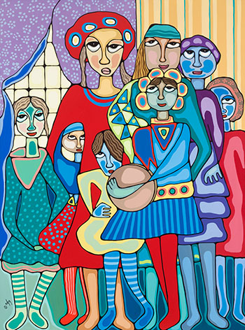 The Women of Our Family by Daphne Odjig sold for $46,250