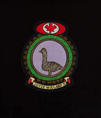 The White Snow Goose of Canada by Joyce Wieland vendu pour $5,000