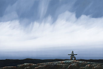 Inukshuk by Ken Kirkby sold for $2,813