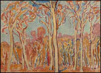 Les Arbres en Sologne 1918 by Louis Valtat sold for $11,500