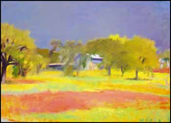 Wildflower Spring, Texas by Wolf Kahn vendu pour $13,800