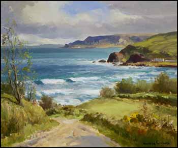 Cushendun Bay, Co. Antrim by Maurice Canning Wilks sold for $6,900