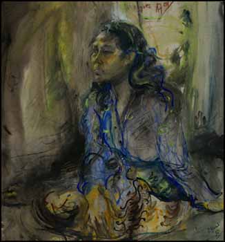 Maryati by  Affandi sold for $28,750