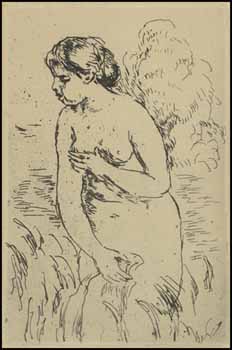 Baigneuse debout à mi-jambes by Pierre-Auguste Renoir vendu pour $518