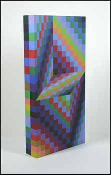 Tridim Keil by Victor Vasarely sold for $4,680