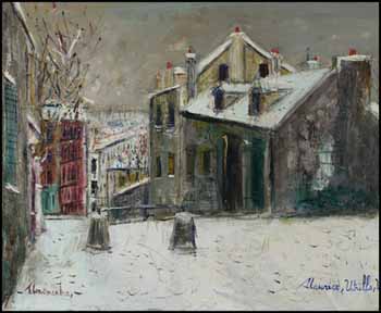 Neige, Montmartre by Maurice Utrillo sold for $93,600