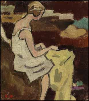 La couturière by Louis Valtat sold for $7,020