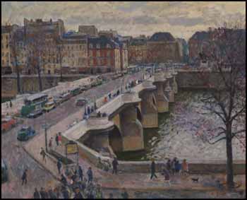 Pont Neuf, Paris by François Gall sold for $15,210