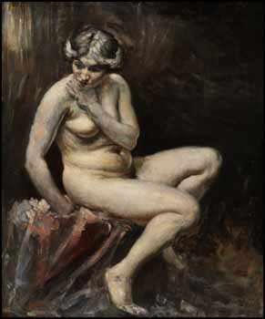 A Study of the Nude by Augustus Edwin John sold for $10,530