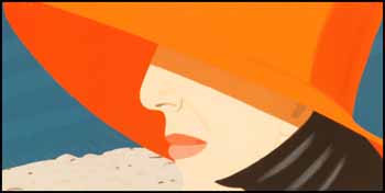 Orange Hat by Alex Katz sold for $14,040