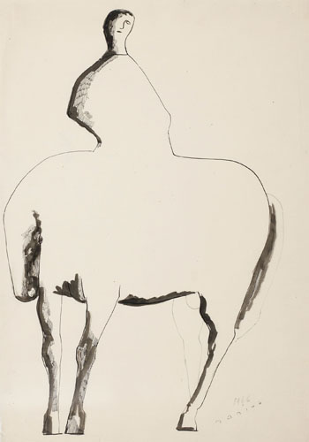 Rider / Cavallo con Cavaliere by Marino Marini vendu pour $15,340