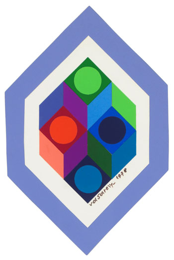 Lapidaire.2.II by Victor Vasarely sold for $4,063