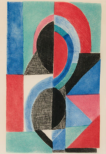 Untitled by Sonia Delaunay-Terk sold for $6,875