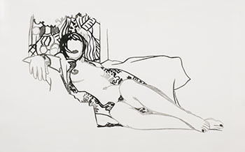 Monica Nude with Matisse by Tom Wesselmann sold for $10,625