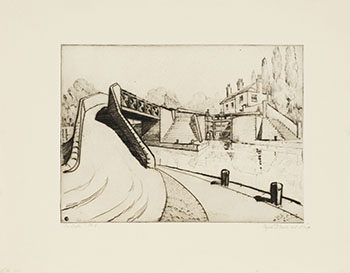 The Lock by Cyril Power sold for $625