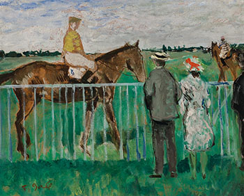 Les courses à Honfleur by François Gall sold for $4,375