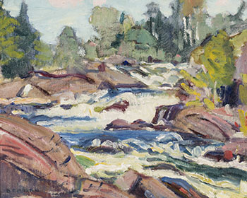 Muskoka Rapids by Bernice Fenwick Martin sold for $1,250