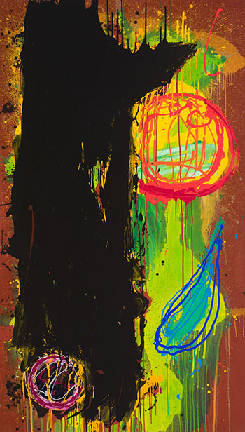 Wandering Awhile by John Hoyland sold for $17,500