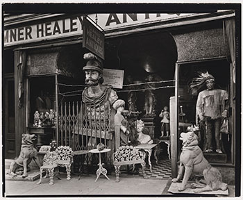 Sumner Healy Antique Shop, New York by Berenice Abbott sold for $4,375