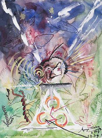 L'homme et l'apocalypse by Remy Mongo Etsion sold for $313