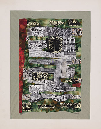 Collage No. 231 by Gottfried Goebel vendu pour $219